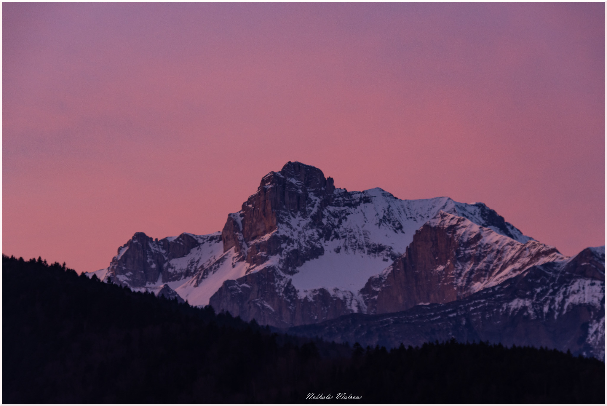 paysage de coucher de soleil